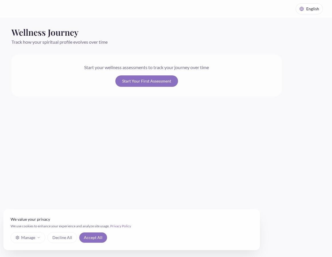 Wellness Journey Tracker